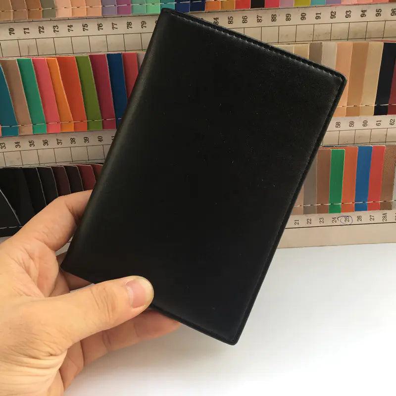 RFID-Blocking Leather Passport Case